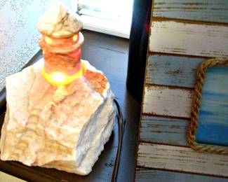 Marble Lighthouse Lamp