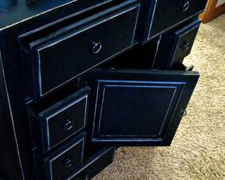 Apothecary Chest Antique Black