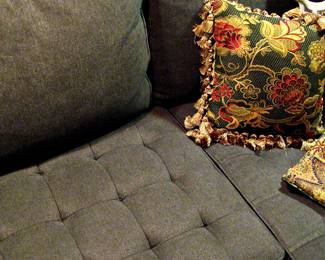 Haverty's Sectional Sofa Hunter Green