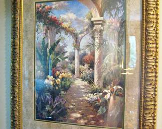 Quiet Arbor by James Reed Ornate Framed Print