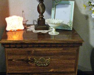 Matching Wood Side Table