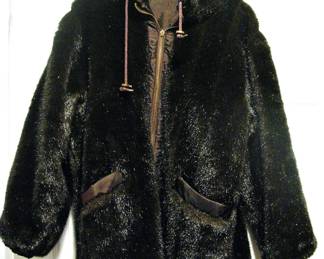 Faux Fur Mink Coat