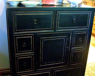 Apothecary Chest Antique Black
