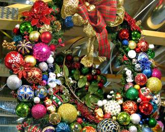 Colorful Christmas Wreath
