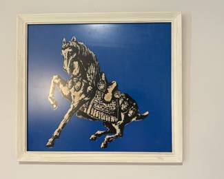 Chinese batik Tang horse