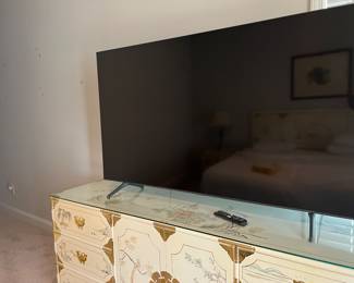 Large tv set