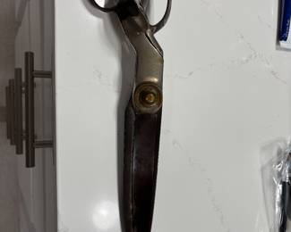 R. Heinisch Inventor 15" textile tailor scissors