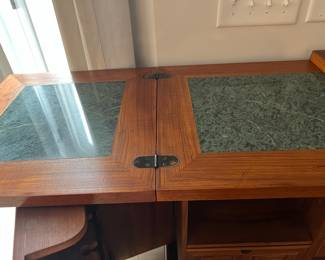 Fold out top to Bar Cabinet (marble)