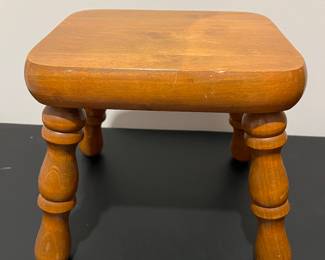 Sturdy wooden stool