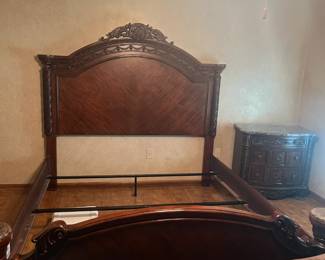 King Bed and Nightstand