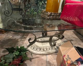 Glass Top Table