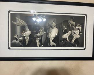 Looney Tunes Numbered Lithograph