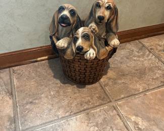 Bassett Hound Statue