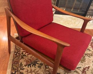 Teakwood Lounge Chair by Frederik Kaiser