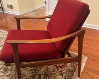 Teakwood Lounge Chair by Frederik Kaiser