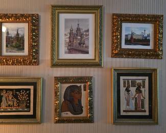 Egyptian wall art, purchased in actual EGYPT!