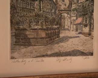 Signed print.