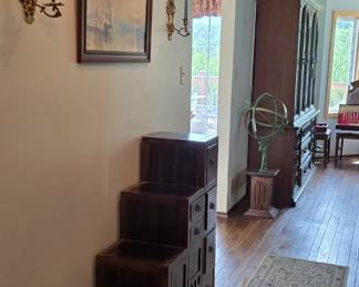 Hallway to the left as you enter the house that leads to the dining room and kitchen.