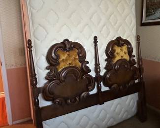 Ultra plush mattress, boxsprings and frame.