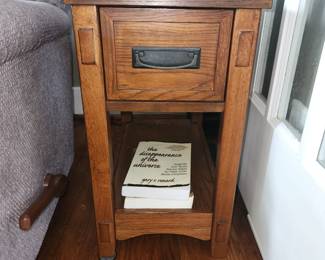 Qty 2 Mission style side tables