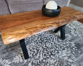 Live edge bench/table