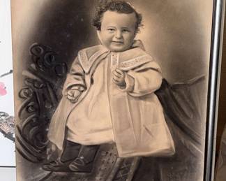 Antique Painting of A Child