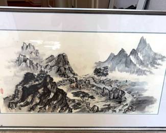 Chinese Landscape Painting By Steve Erickson