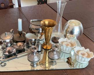 Vases, Candle Holders, Snuffers More