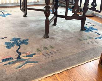 Vintage Chinese Wool Rug