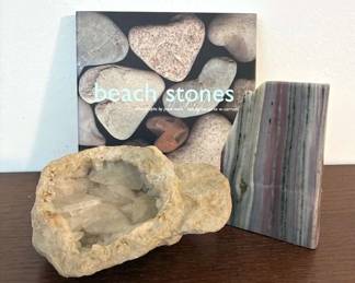 Jupiter Marble, Geode Book on Rocks