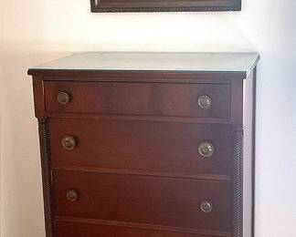 Chest of Drawers and Mirror