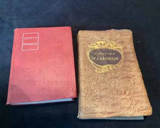 Antique BooksScotts Ivanhoe, Reveries Of A Bachelor Books