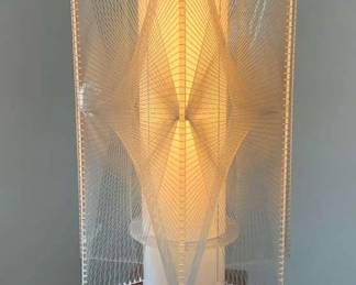 Acrylic Nylon Sculpture Lamp, 1960s70s