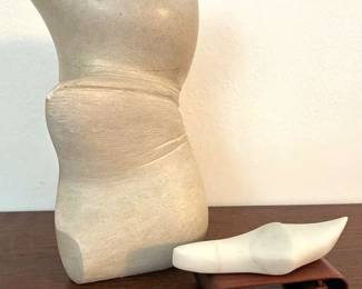 Abstract Carved Stone Sculpture