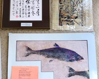 Jan Miller Fish Print And Others