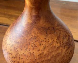 Burl Wood Vase