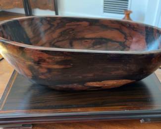 Carved Hardwood BowlGorgeous