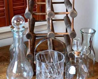 French Diamant JP Paris Corkscrew, Mikasa Ice Bucket More