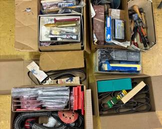 Bauer Palm Sander, Sandpaper And Scraping Tools