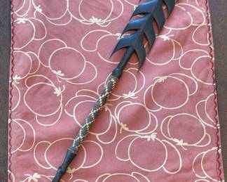 Carved Wood Staff Crest