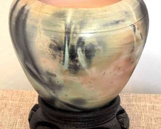 Japanese Shigaraki Ware Pottery Vase