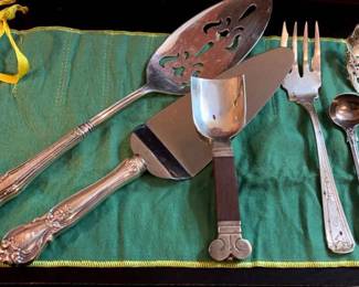 Sterling Silver Serving Items Taxco, Charles Boyton Son Others