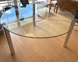 Contemporary Glass Dining Table
