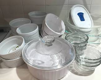 Cordon Bleu Fluted Ramekins, Pyrex, Corning Ware