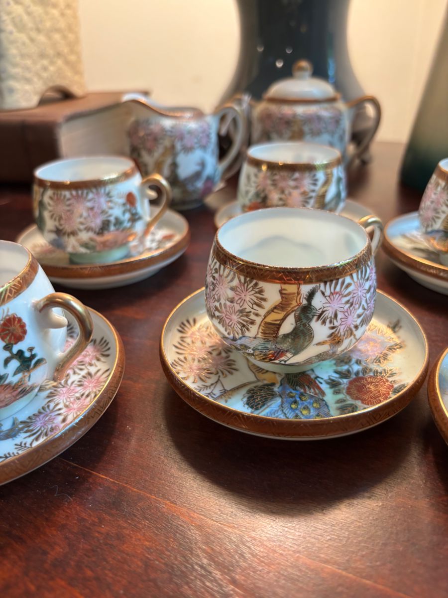 Kutani Bone China Peacock