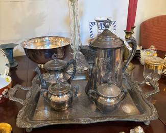 Silverplate Tea Set