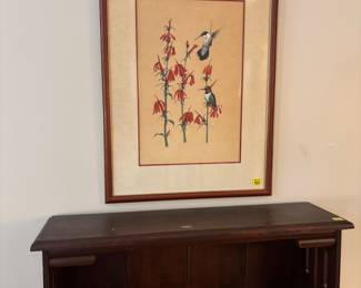 Signed Original Hummingbird Painting