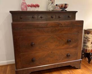 Antique Empire Secretary | *AVAILABLE FOR PRESALE* | $200 | Dimensions: 45"w 22"d 40"h | Please bring assistance to load