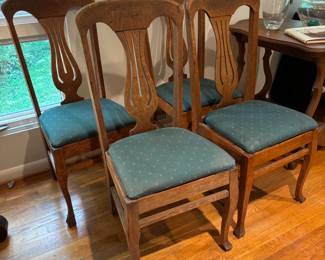 Antique Oak Chairs