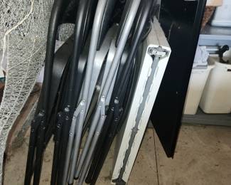 Folding table and chairs